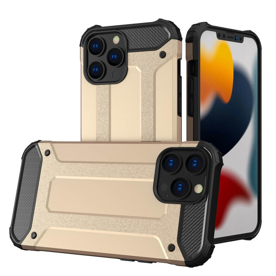 Custodia ibrida blindata Hybrid Armor cover iPhone 13 Pro oro