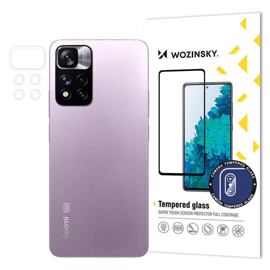 Wozinsky Camera Glass Vetro temperato 9H per l'intera fotocamera di Xiaomi Redmi Note 11 Pro+