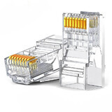 Ugreen 100x RJ45 8P8C Cat 6 conector plug conector transparent (60558)