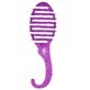 Perie umedă de duș Perie de păr Purple Glitter