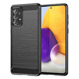 Husă flexibilă Carbon Case Samsung Galaxy A73 negru