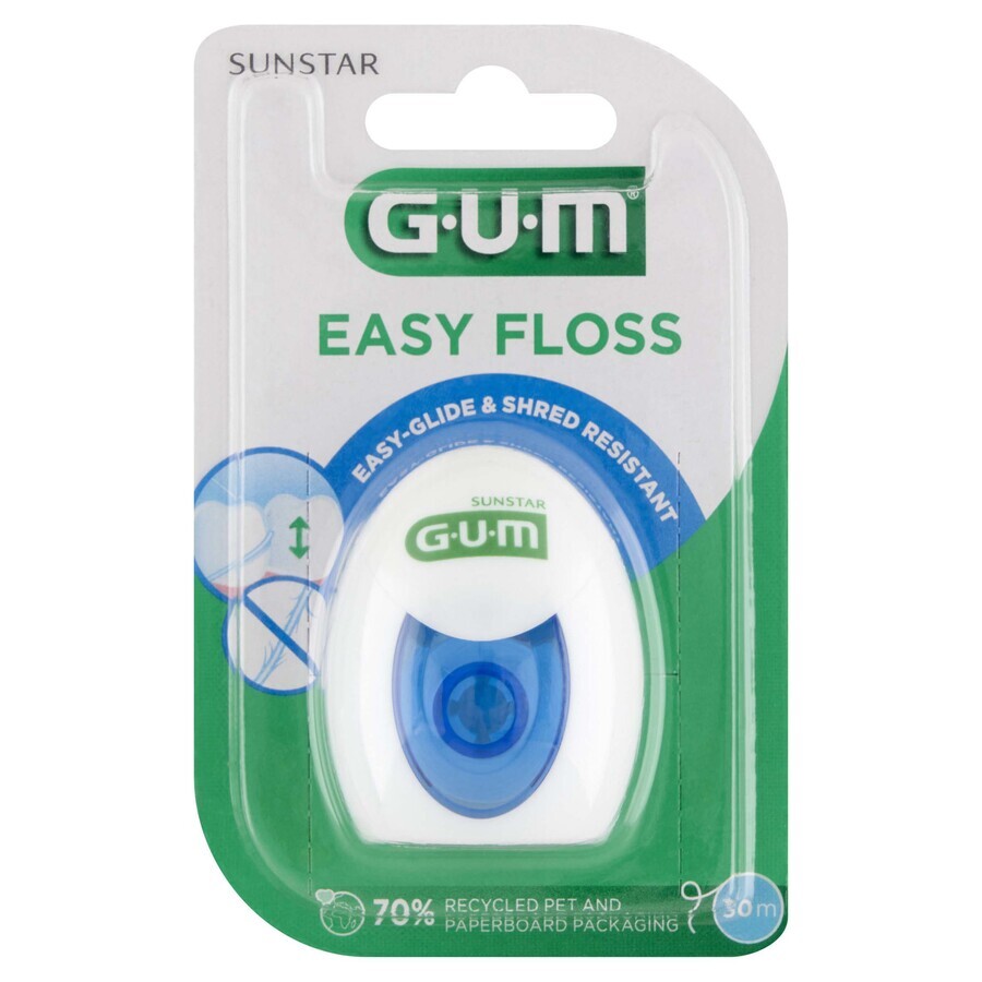 Sunstar GUM, Einfacher Zahnseide, Zahnseide 2000, 30m
