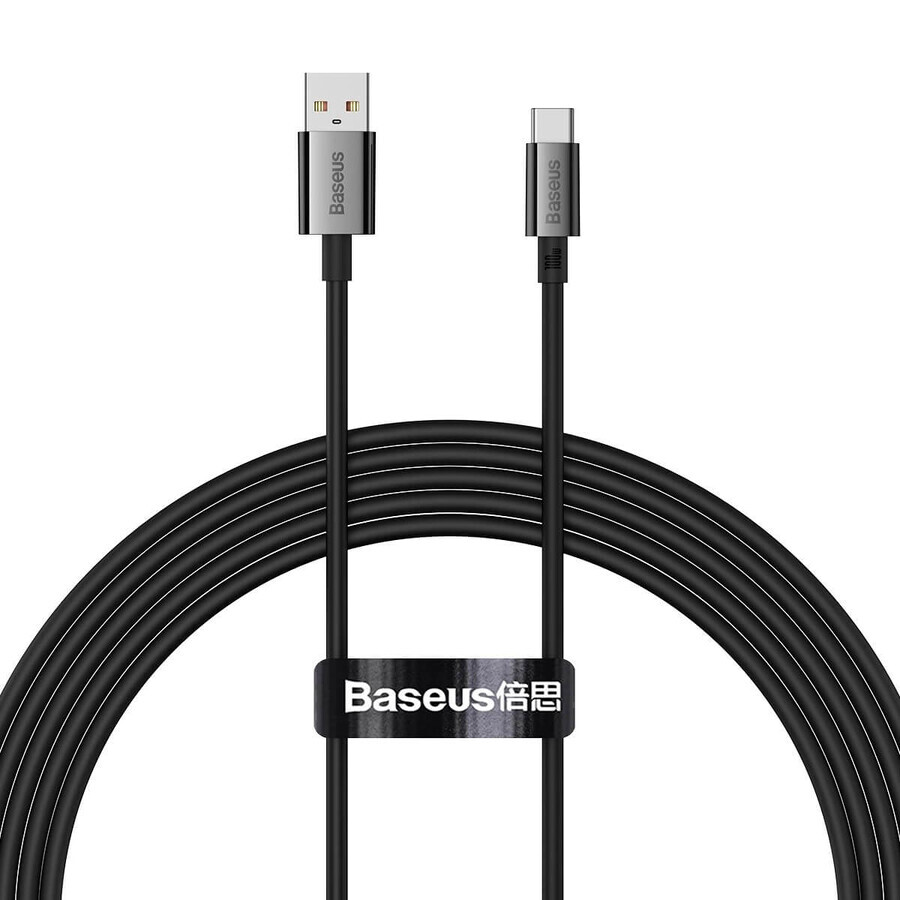 Baseus Superior Series USB-A / USB-C 100W cable for Huawei / Honor 1.5m - black