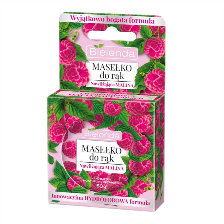 Bielenda Moisturizing Raspberry Hand Butter, 50 g
