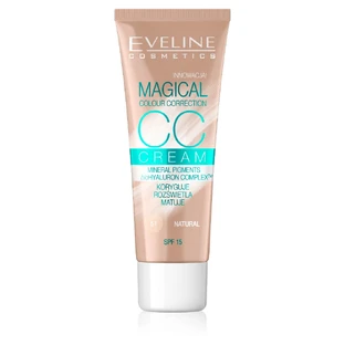 Eveline Cosmetics Magical Colour CC Cream Base de maquillaje multifunción 51 Natural, 30 ml