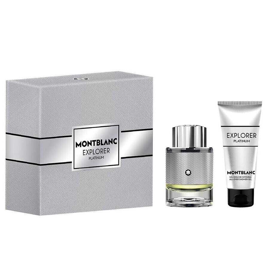 Buy Mont Blanc Explorer Platinum Set Eau de Parfum, 60 ml + Shower Gel, 100 ml Mont Blanc Explorer Platinum Set Eau de Parfum, 60 ml + Shower Gel, 100 ml