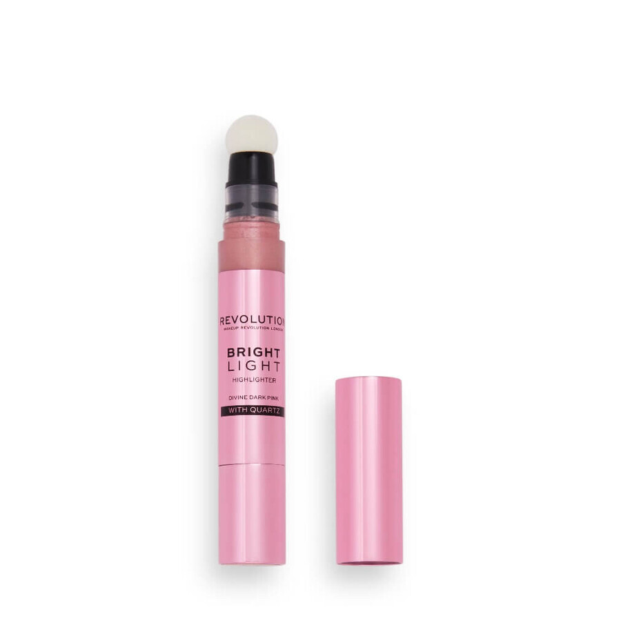 Makeup Revolution Bright Light Liquid Highlighter Divine Donkerroze, 3 ml