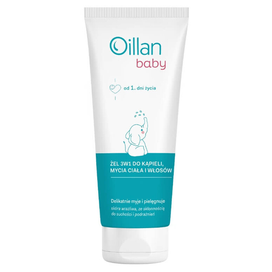 Acquista Oillan Baby 3-in-1 bagno e corpo e gel per capelli dal primo giorno, 100 ml Oillan Baby 3-in-1 bagno e corpo e gel per capelli dal primo giorno, 100 ml