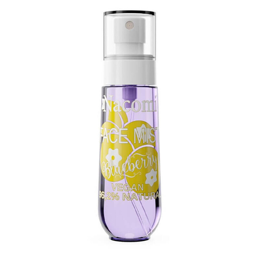 Bruma facial y corporal con aroma de arándanos Nacomi, 80 ml