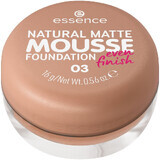 Essence Natural Matte Mousse Foundation 03, 16 g