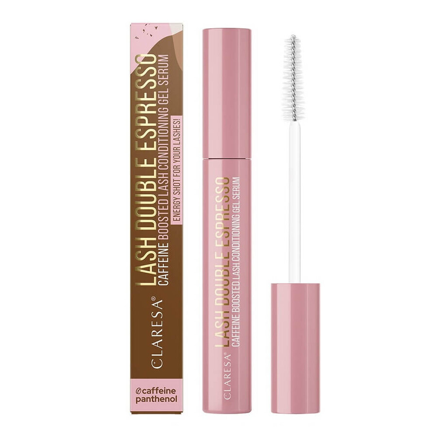 Claresa Lash Doble Espresso Gel Nutritivo Serum Pestañas, 10 g