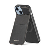 Dux Ducis Rafi Rafi Mag wallet case with 3-in-1 stand for iPhone 15 Plus with MagSafe and RFID lock - noir