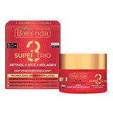 Bielenda Super Trío Crema antiarrugas reafirmante 50+, 50 ml