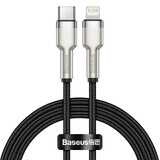 Serie Baseus Cafule Metal Data Cavo USB-C / Lightning 20W PD 1 m - nero