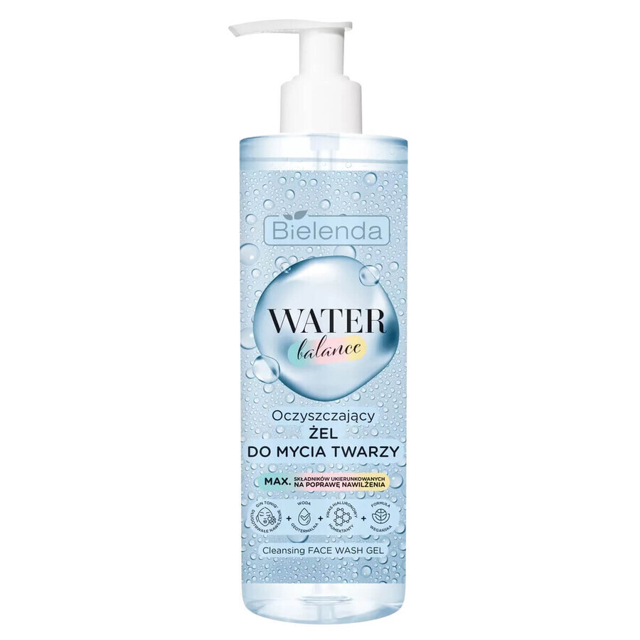Bielenda Water Balance Purifying Facial Cleansing Gel, 195g