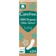 Carefree Organic Cotton Long sanitary pads, 24 pcs.