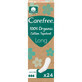 Carefree Organic Cotton Long sanitary pads, 24 pcs.