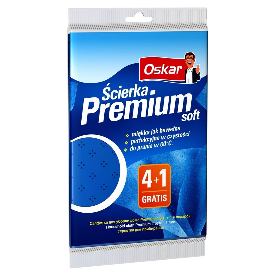 Acquista Oskar, Panno morbido Premium 4 + 1 pezzo Oskar, Panno morbido Premium 4 + 1 pezzo