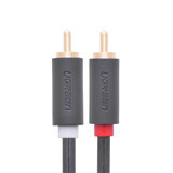 Ugreen AV104 30747 Audio 2RCA (Stecker) / 2RCA (Stecker) 1m Kabel - grau