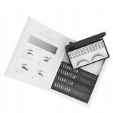 Nanolash DIY Extensions Starter Kit Gene artificiale 10.12.14mm Innocent 36 bucăți + Eyelash Bonder, 5 ml + Eyelash Sealer, 5 ml + Eyelash Applicator, 1 buc + Eyelash Remover, 5 ml
