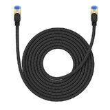 Baseus cavo internet ad alta velocità RJ45 cat.7 10Gbps 8m intrecciato nero