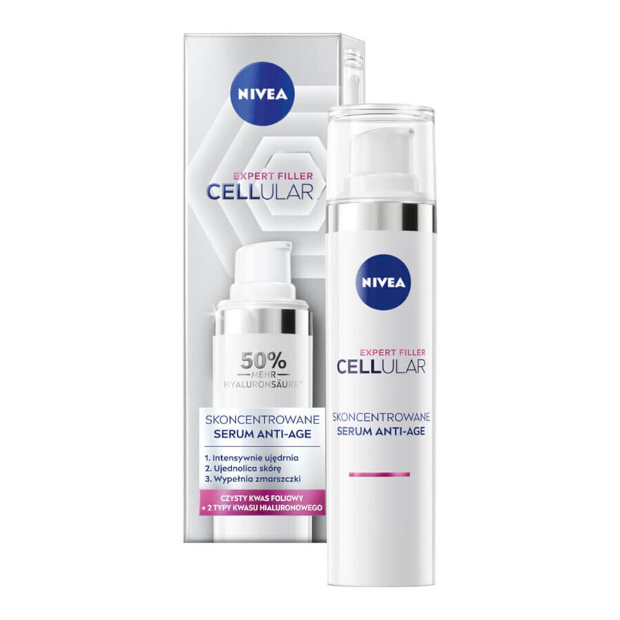 Nivea Cellular Expert Filler Serum Concentrado Antiedad, 40 ml