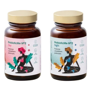HealthLabs ProbioticMe No.2 Probiótico Día+Noche, 60 cápsulas