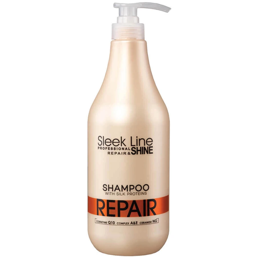 Stapiz Sleek Line Shampooing réparateur avec de la soie pour les cheveux, 1000ml