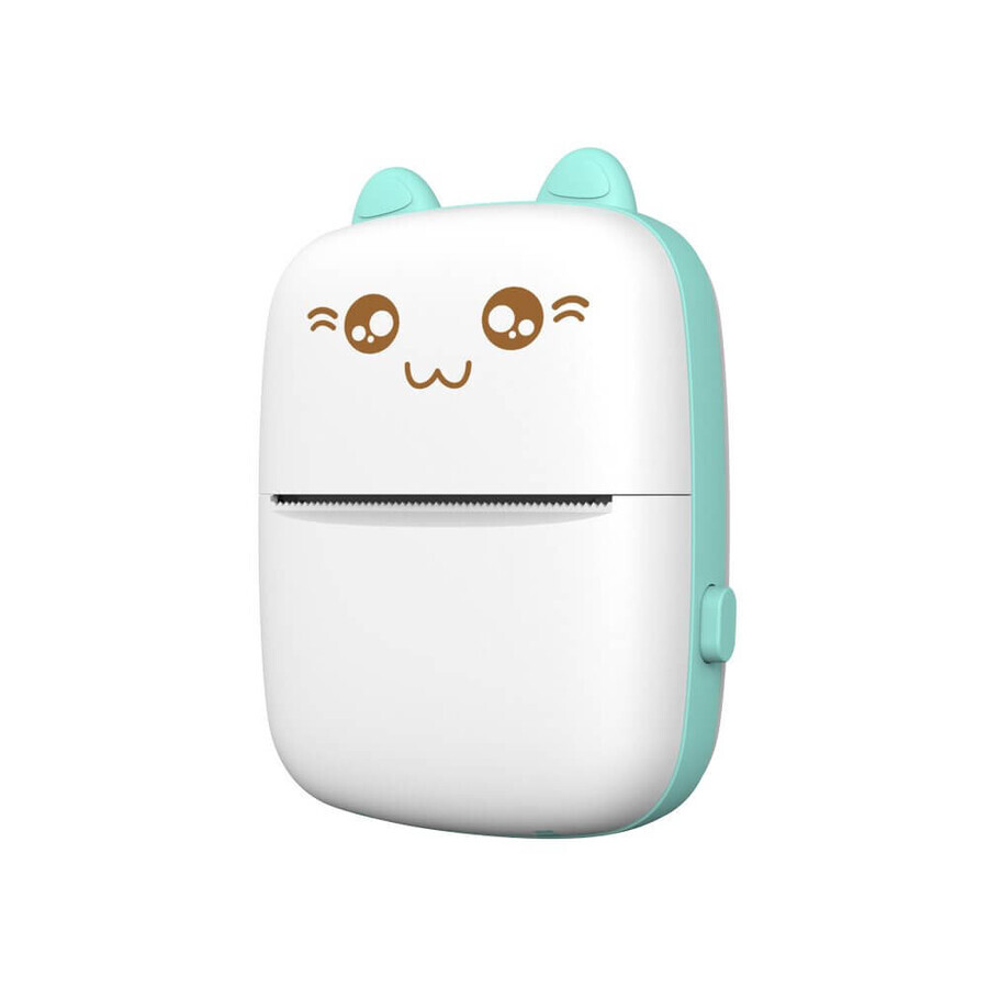 Mini cat thermal printer HURC9 - blue