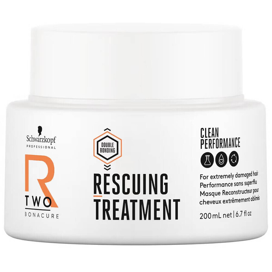 Schwarzkopf Professional Bonacure R-Two Reconstructief Masker voor extreem beschadigd haar, 200 ml
