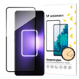 Wozinsky Full Glue Tempered Glass for Realme GT Neo 5 / Realme GT3 9H full screen tempered glass with black bezel