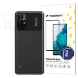 Wozinsky Camera Glass 9H tempered glass for the entire camera of the Xiaomi Poco M4 Pro 5G.