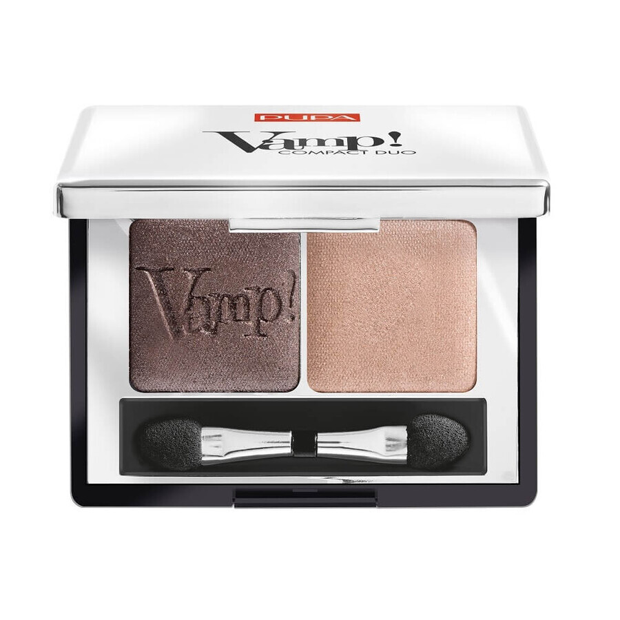 Pupa Milano Vamp Compact Duo Double Eyeshadows 004, 2.2 g