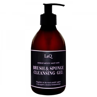 LaQ Gel limpiador cepillo y esponja, 300 ml