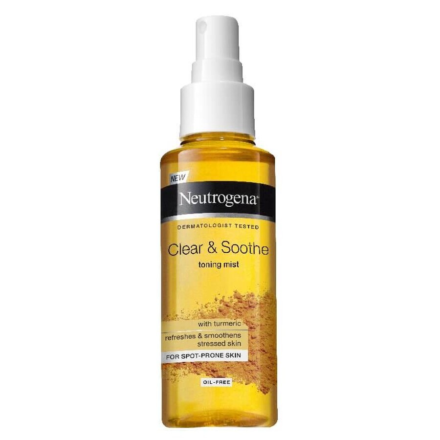 Buy Neutrogena Clear amp; Soothe Face Mist with Turmeric, 125 ml Neutrogena Clear amp; Soothe Face Mist with Turmeric, 125 ml