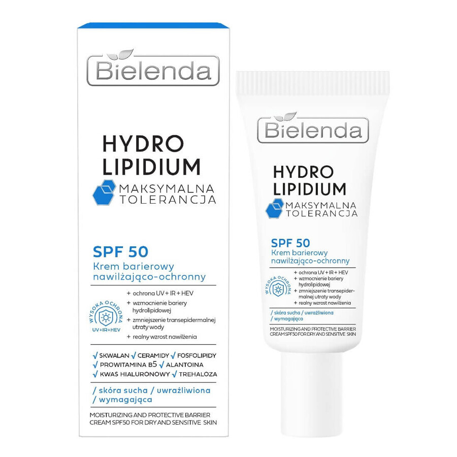 Bielenda Crème protectrice et hydratante SPF50, 30 ml