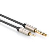 Ugreen AV127 10628 Audio TRS Mini Klinke 3.5mm / Klinke 6.35mm 2m Kabel - grau