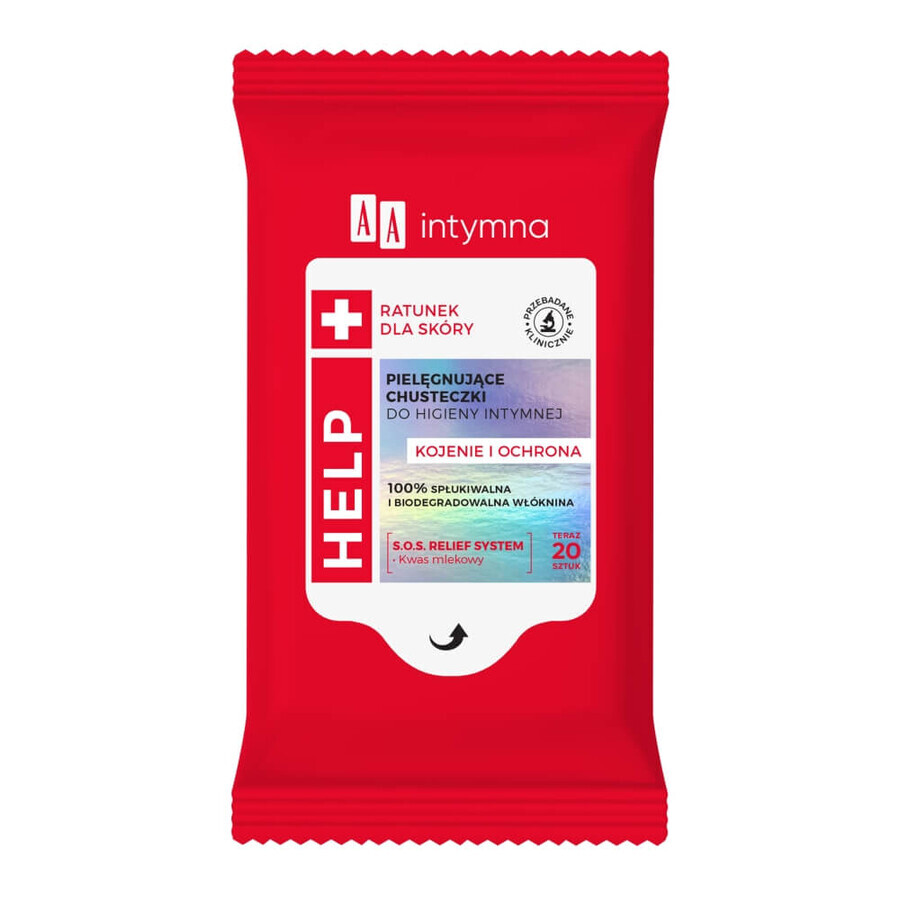 Oceanic AA Intymna Lingettes d'hygiène intime Aide, 20 pièces