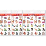 Cats 02 Aufkleber 4er Pack