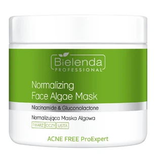 Bielenda Professional Acne Free ProExpert Mascarilla Normalizante de Algas, 160 g