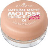 Essence Natural Matte Mousse Foundation 01, 16 g