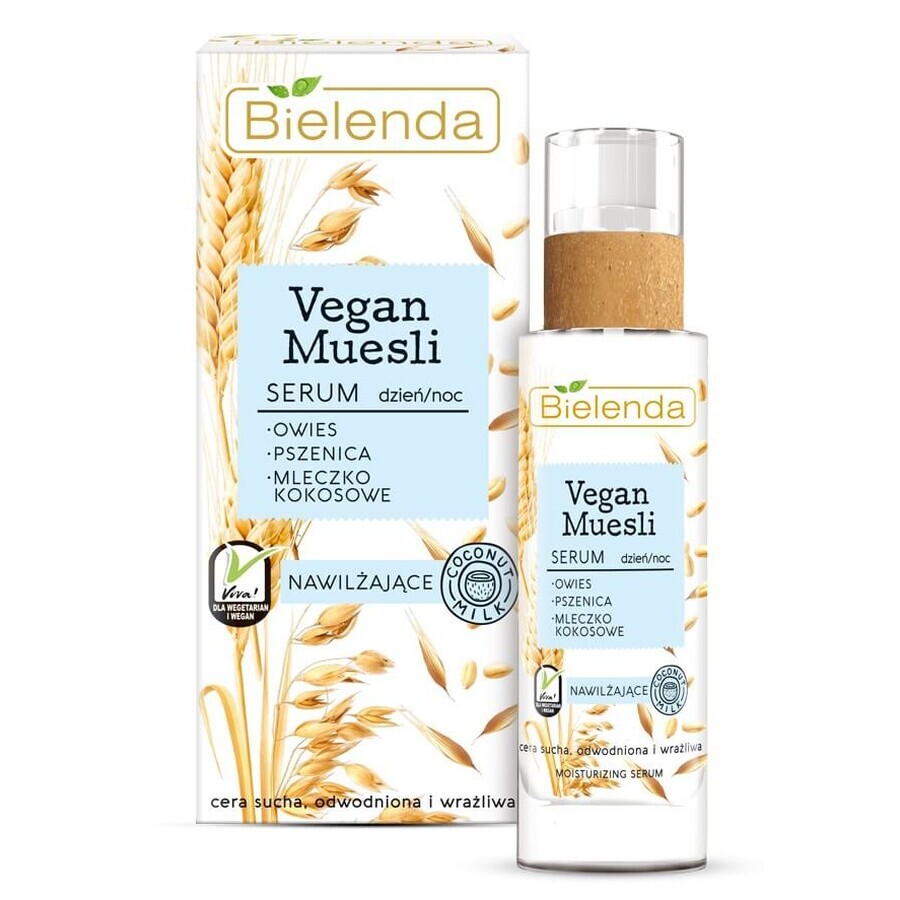 Siero idratante al muesli vegano Bielenda, 30 ml