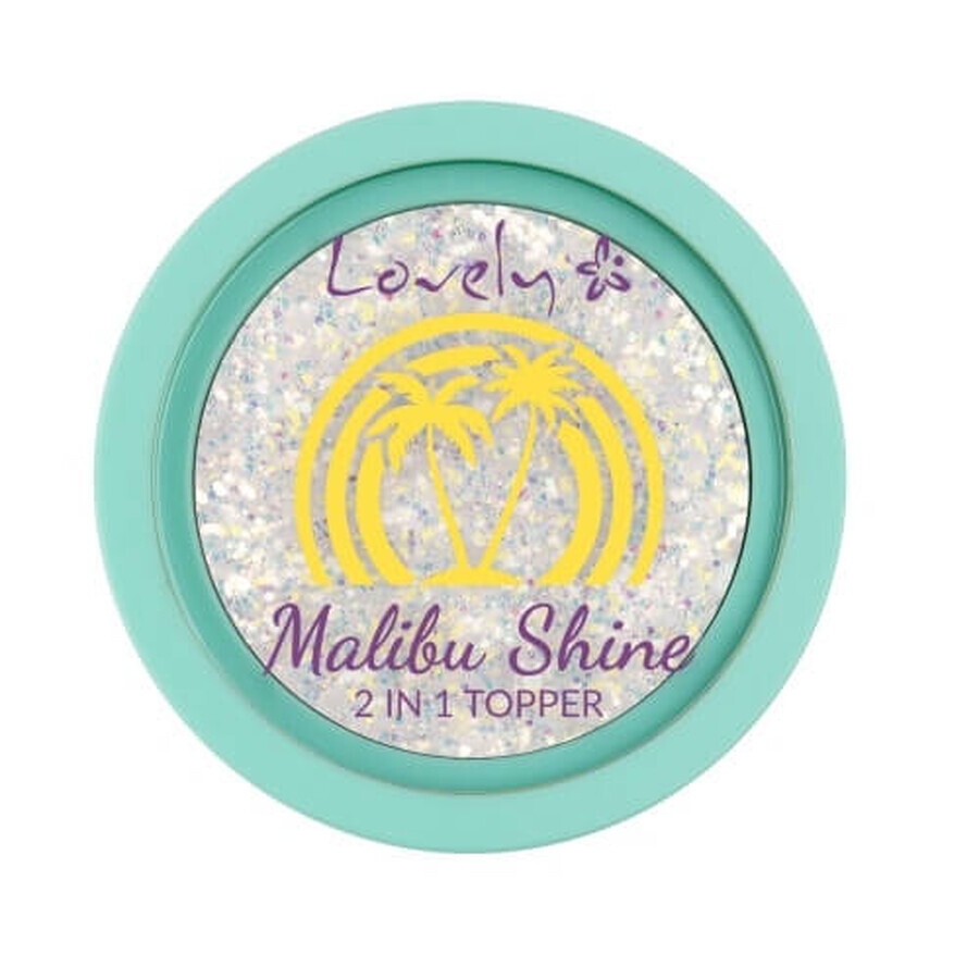 Shop Lovely Malibu Shine Glitter Topper 2-in-1 1, 2 g Lovely Malibu Shine Glitter Topper 2-in-1 1, 2 g