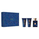 Versace Pour Homme Dylan Blue Eau de Toilette, 50 ml + Aftershave Balm 50 ml + Shower Gel, 50 ml