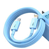 Cable Baseus CAYS001903 Lightning - USB-C PD 20W 480Mbps 1m - azul