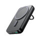 Joyroom JR-W050 20W MagSafe 10000mAh wireless powerbank with cradle + USB-C cable - black.