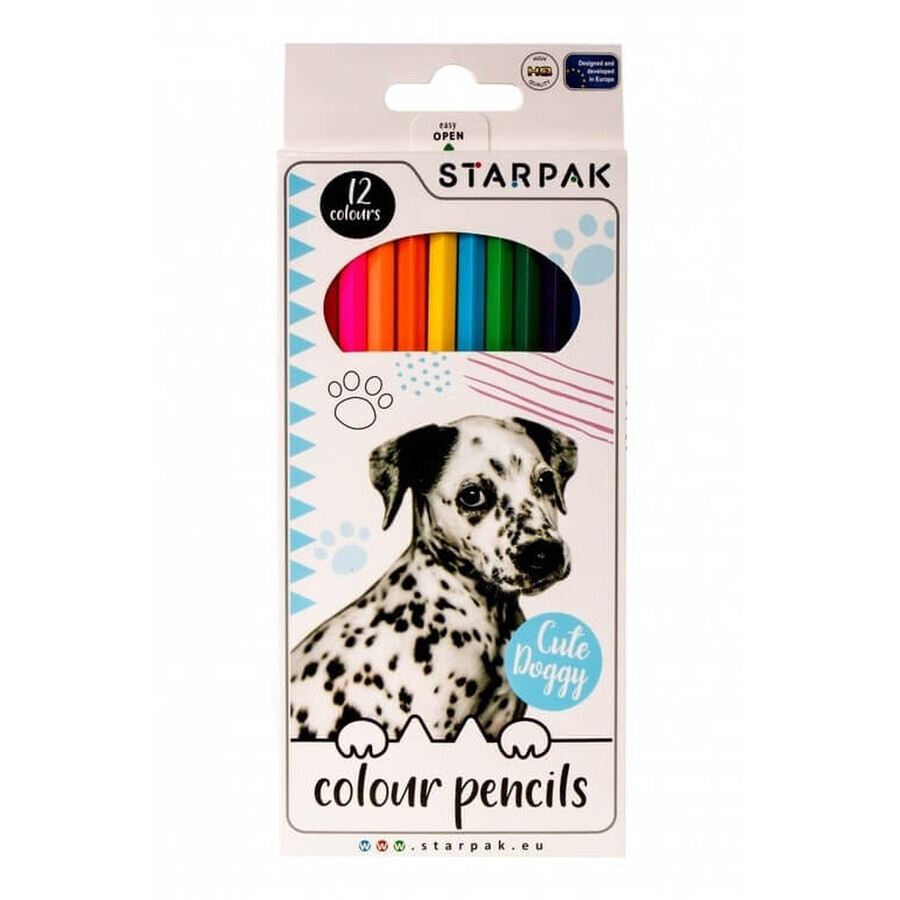 Buntstifte Dogs 12 Farben 12 Packungen