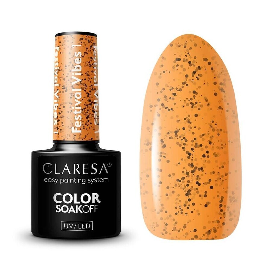 Buy Claresa Soak Off UV/LED Festival Vibes Hybrid Varnish 1, 5 g Claresa Soak Off UV/LED Festival Vibes Hybrid Varnish 1, 5 g
