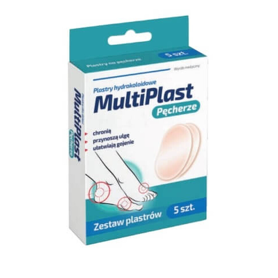 MultiPlast Blisters, cerotti idrocolloidi, 5 unità