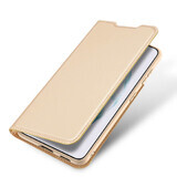 Dux Ducis Skin Pro holster hoesje met flip cover Samsung Galaxy S22+ (S22 Plus) goud